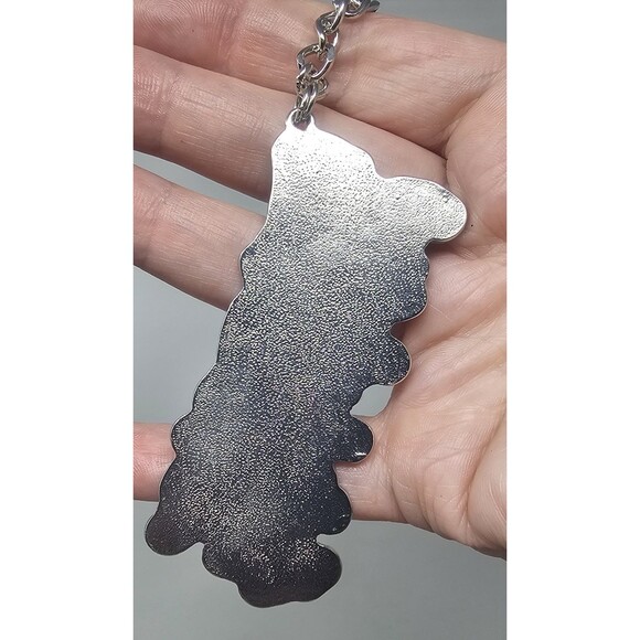 Dolls Kill Metal Enamel Logo Keychain NEW Goth 3" - Picture 3 of 7